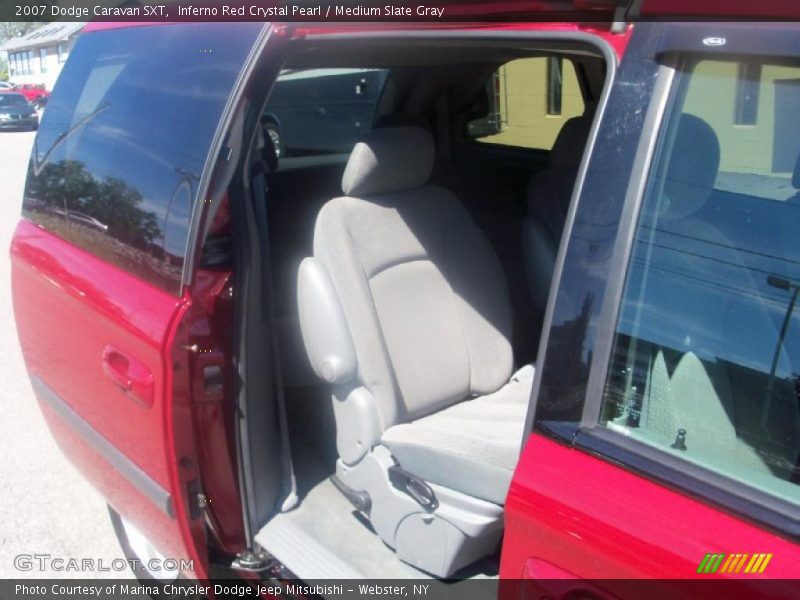 Inferno Red Crystal Pearl / Medium Slate Gray 2007 Dodge Caravan SXT