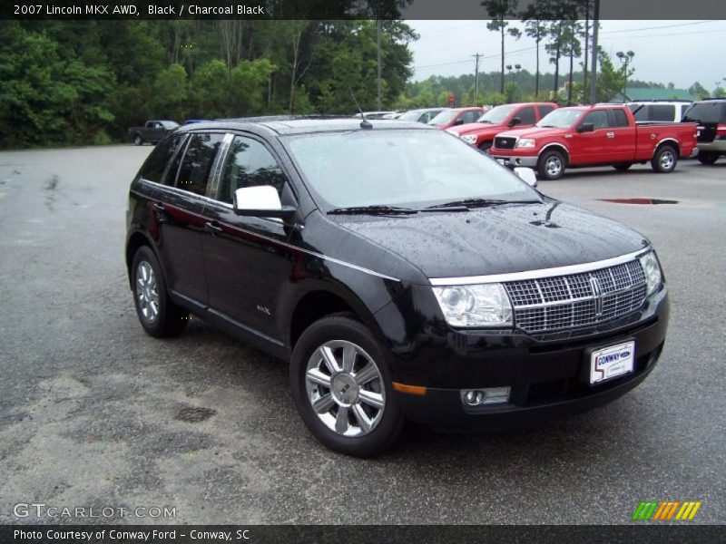 Black / Charcoal Black 2007 Lincoln MKX AWD