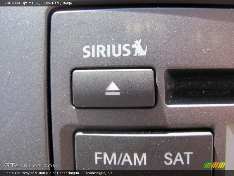 Ruby Red / Beige 2009 Kia Optima LX