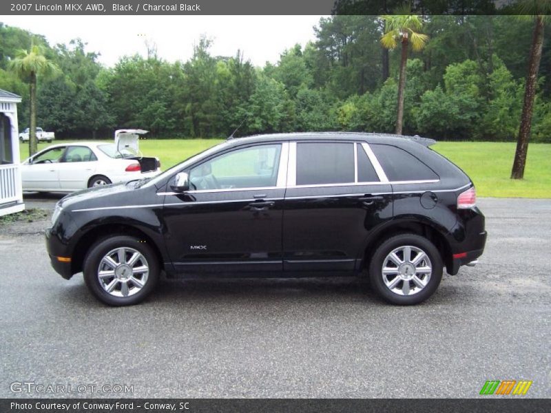 Black / Charcoal Black 2007 Lincoln MKX AWD