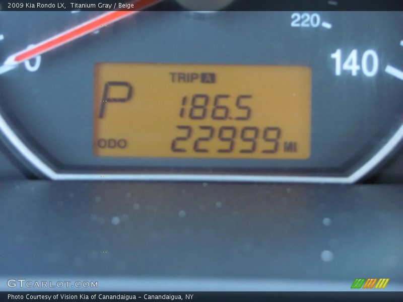 Titanium Gray / Beige 2009 Kia Rondo LX