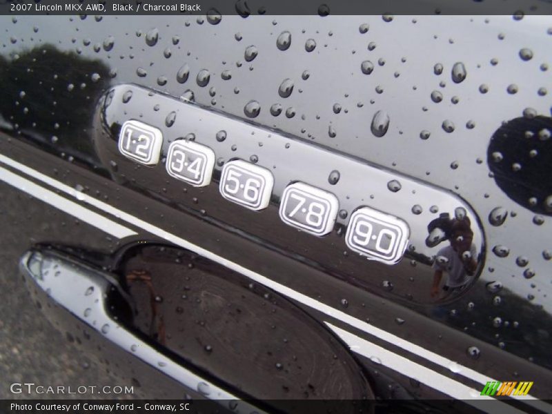 Black / Charcoal Black 2007 Lincoln MKX AWD