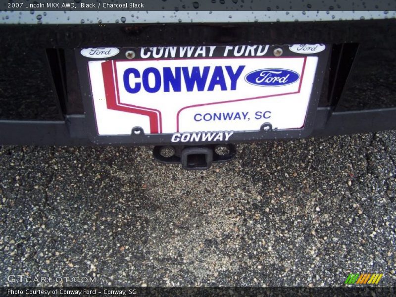 Black / Charcoal Black 2007 Lincoln MKX AWD