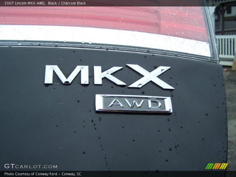 Black / Charcoal Black 2007 Lincoln MKX AWD