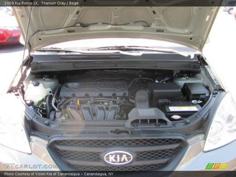 Titanium Gray / Beige 2009 Kia Rondo LX
