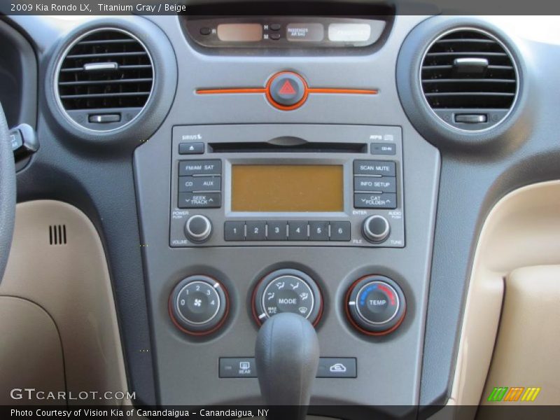 Titanium Gray / Beige 2009 Kia Rondo LX