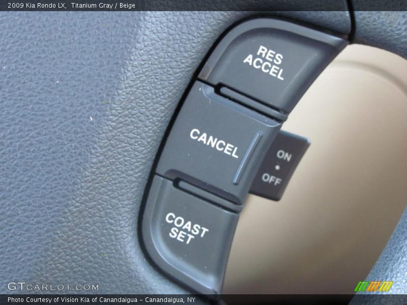 Titanium Gray / Beige 2009 Kia Rondo LX