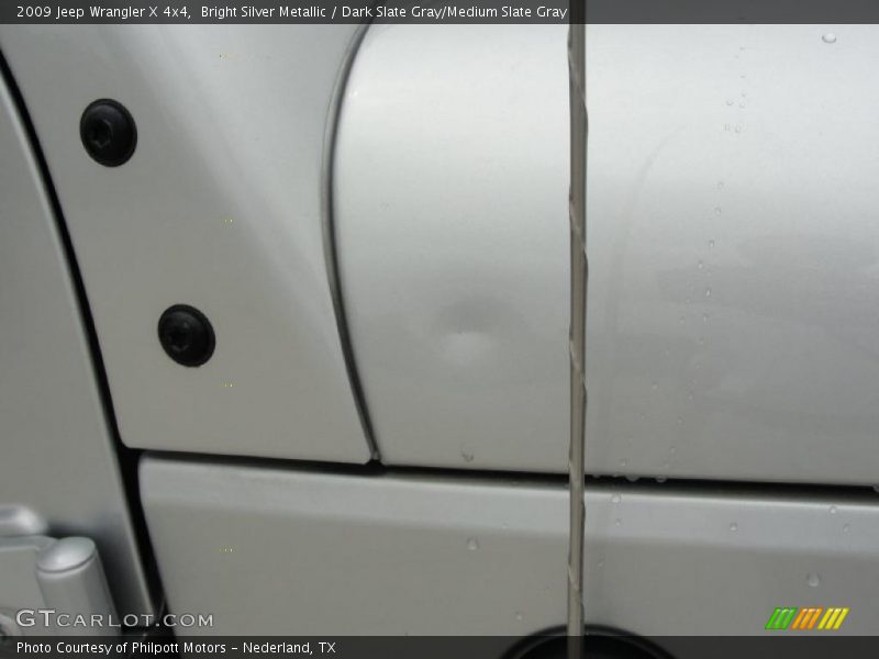 Bright Silver Metallic / Dark Slate Gray/Medium Slate Gray 2009 Jeep Wrangler X 4x4