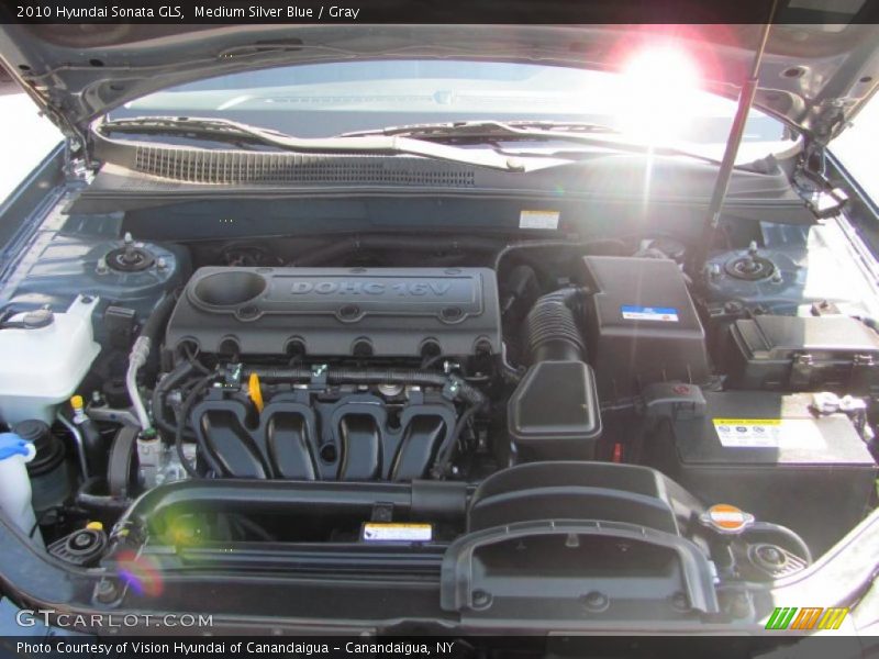 Medium Silver Blue / Gray 2010 Hyundai Sonata GLS