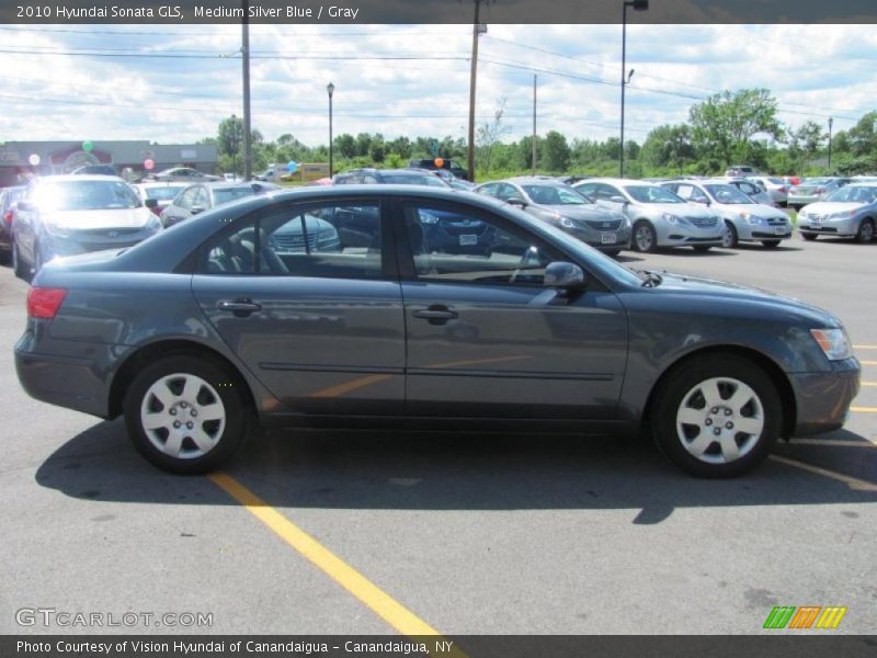 Medium Silver Blue / Gray 2010 Hyundai Sonata GLS