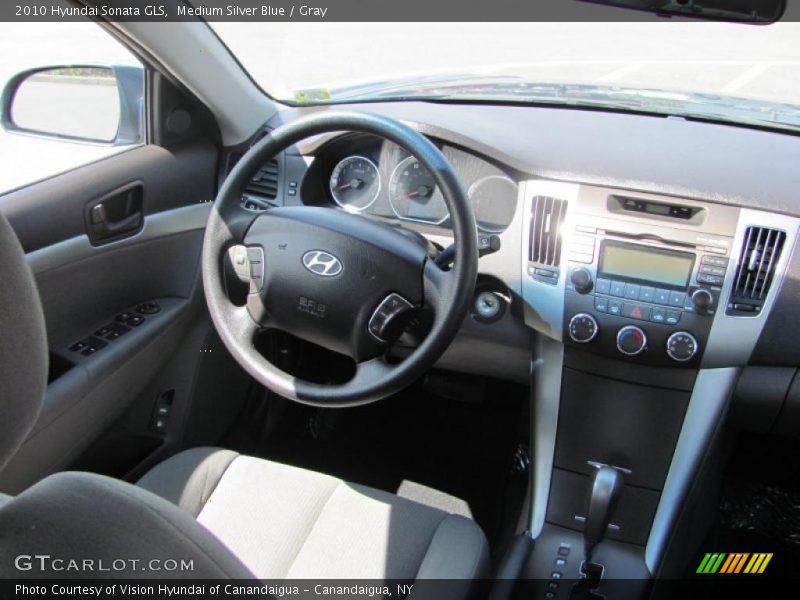 Medium Silver Blue / Gray 2010 Hyundai Sonata GLS