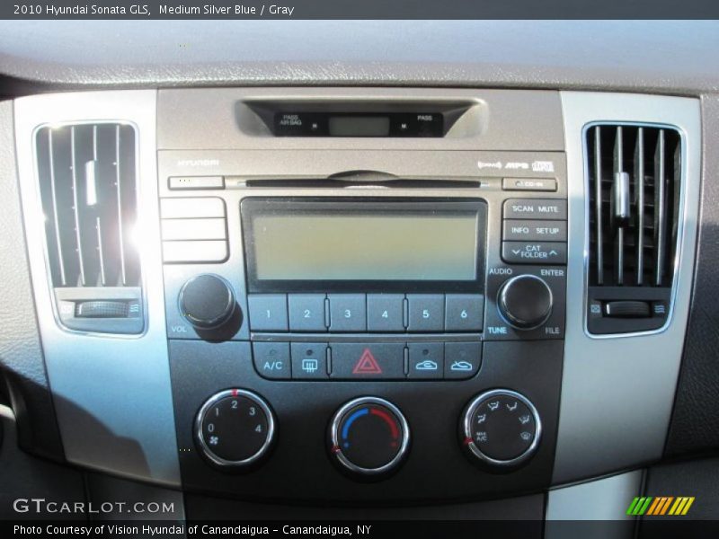Medium Silver Blue / Gray 2010 Hyundai Sonata GLS