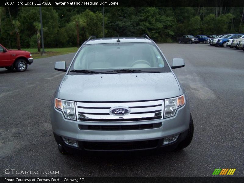 Pewter Metallic / Medium Light Stone 2007 Ford Edge SEL AWD