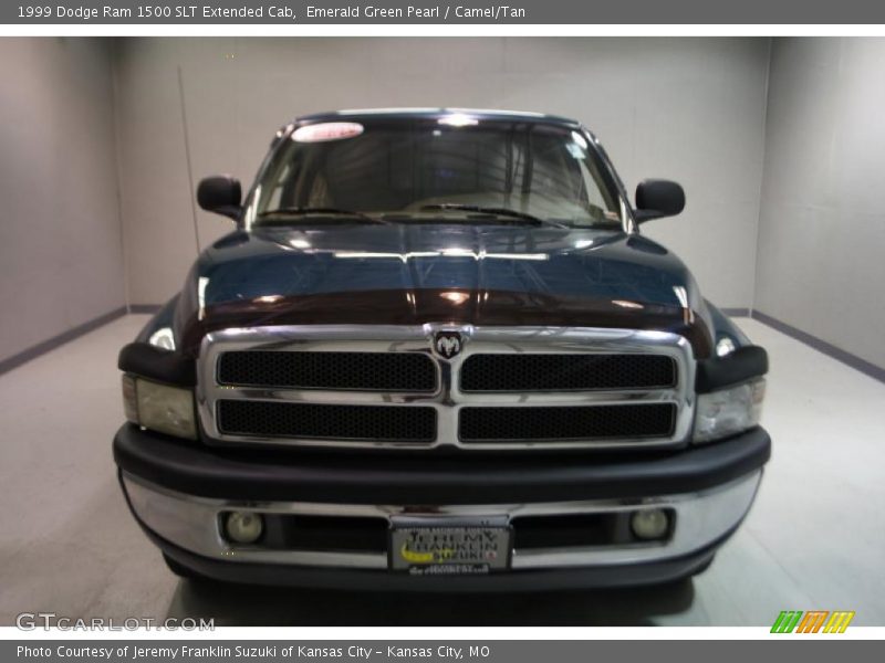 Emerald Green Pearl / Camel/Tan 1999 Dodge Ram 1500 SLT Extended Cab