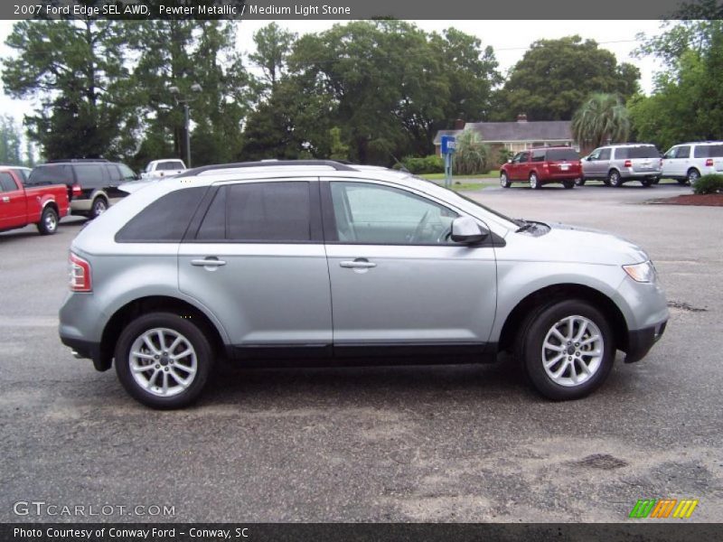 Pewter Metallic / Medium Light Stone 2007 Ford Edge SEL AWD