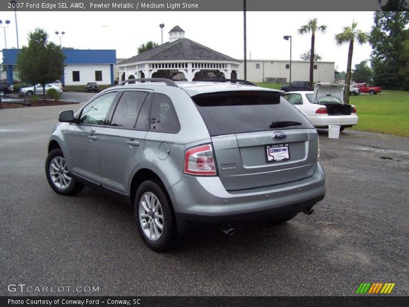 Pewter Metallic / Medium Light Stone 2007 Ford Edge SEL AWD