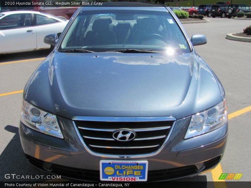 Medium Silver Blue / Gray 2010 Hyundai Sonata GLS