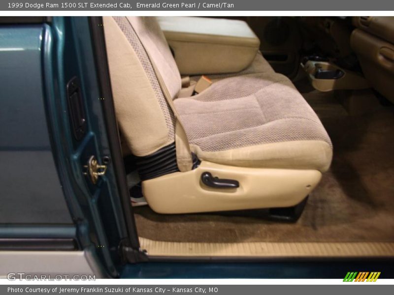Emerald Green Pearl / Camel/Tan 1999 Dodge Ram 1500 SLT Extended Cab