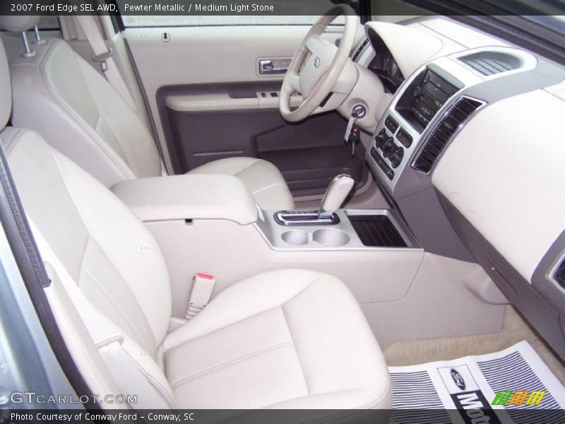 Pewter Metallic / Medium Light Stone 2007 Ford Edge SEL AWD