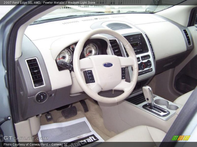 Pewter Metallic / Medium Light Stone 2007 Ford Edge SEL AWD
