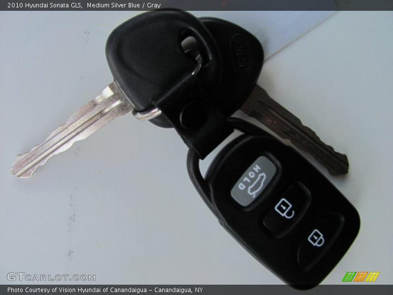 Medium Silver Blue / Gray 2010 Hyundai Sonata GLS