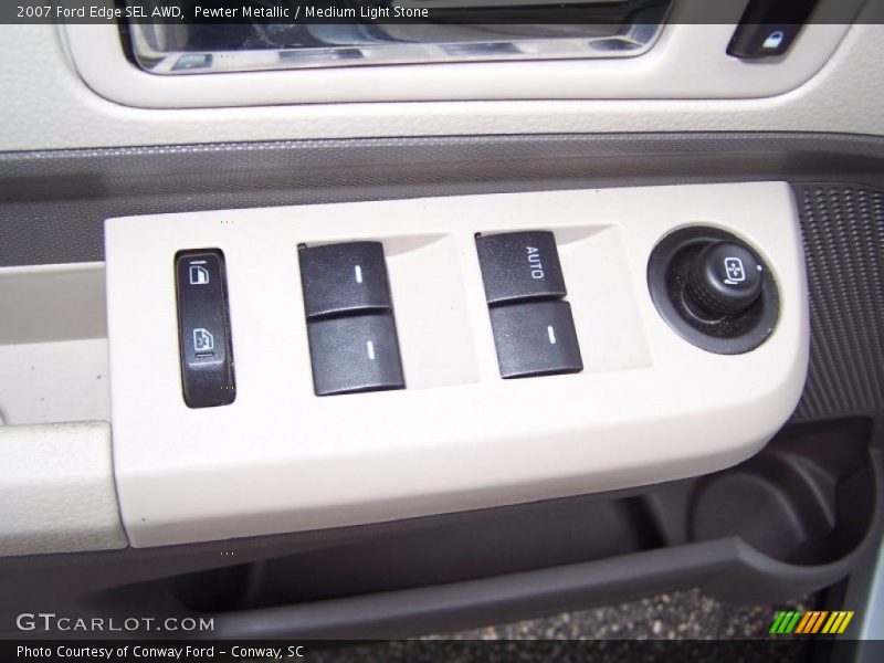 Pewter Metallic / Medium Light Stone 2007 Ford Edge SEL AWD