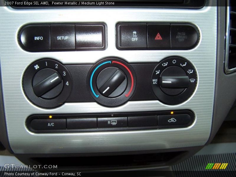 Pewter Metallic / Medium Light Stone 2007 Ford Edge SEL AWD