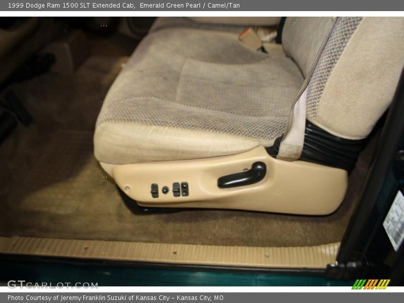 Emerald Green Pearl / Camel/Tan 1999 Dodge Ram 1500 SLT Extended Cab