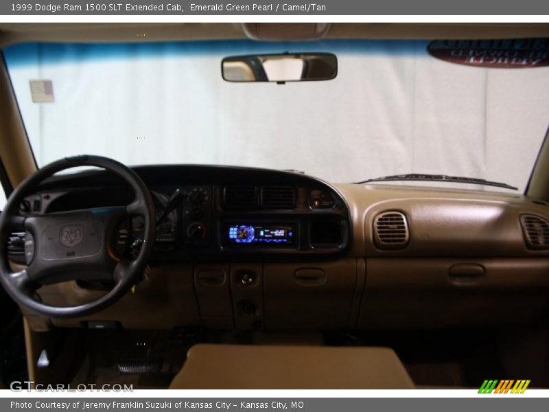 Emerald Green Pearl / Camel/Tan 1999 Dodge Ram 1500 SLT Extended Cab