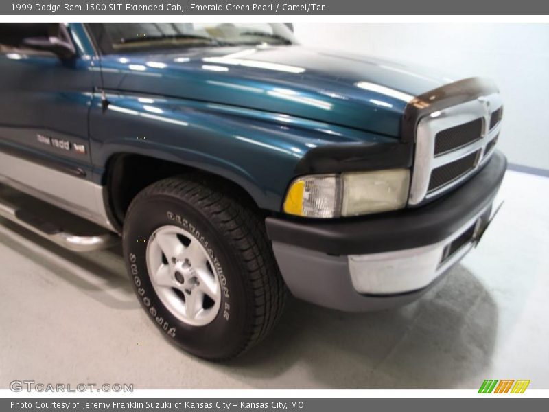 Emerald Green Pearl / Camel/Tan 1999 Dodge Ram 1500 SLT Extended Cab