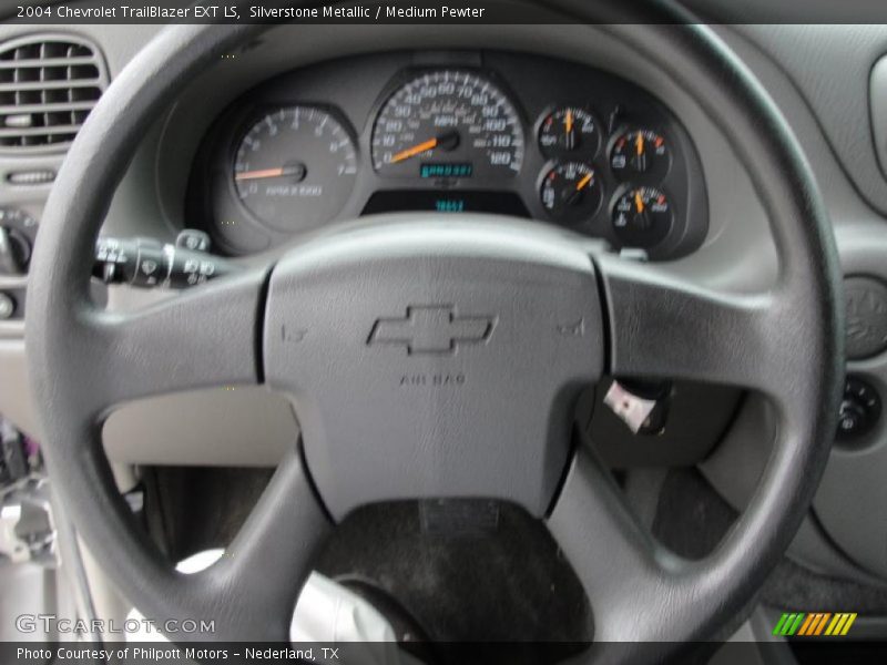 Silverstone Metallic / Medium Pewter 2004 Chevrolet TrailBlazer EXT LS