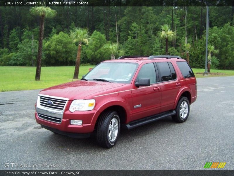 Redfire Metallic / Stone 2007 Ford Explorer XLT
