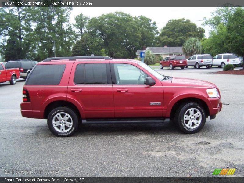 Redfire Metallic / Stone 2007 Ford Explorer XLT