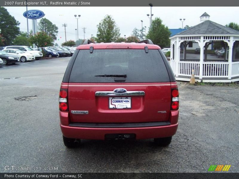 Redfire Metallic / Stone 2007 Ford Explorer XLT