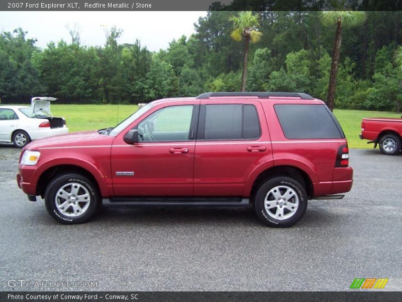 Redfire Metallic / Stone 2007 Ford Explorer XLT