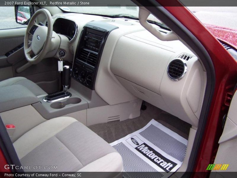 Redfire Metallic / Stone 2007 Ford Explorer XLT