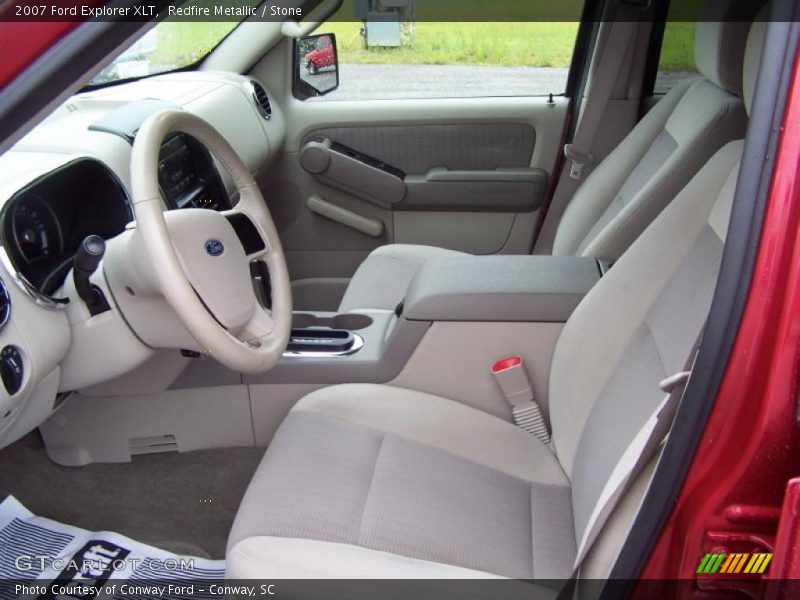 Redfire Metallic / Stone 2007 Ford Explorer XLT