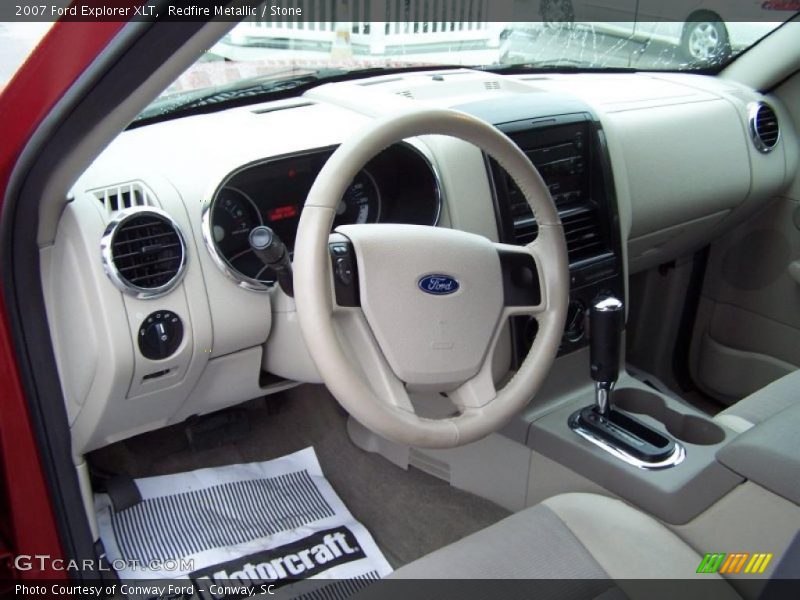 Redfire Metallic / Stone 2007 Ford Explorer XLT