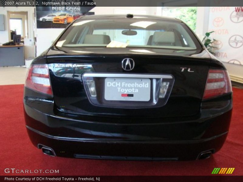 Nighthawk Black Pearl / Taupe 2007 Acura TL 3.2