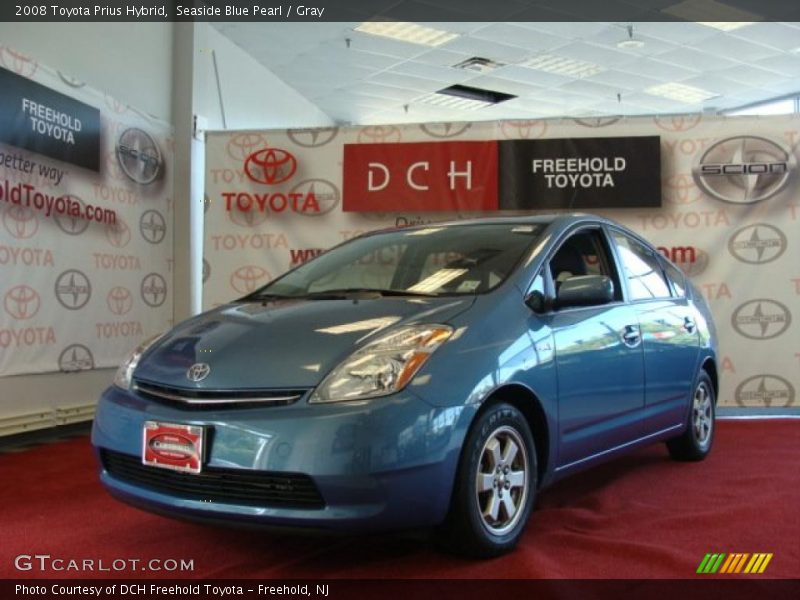 Seaside Blue Pearl / Gray 2008 Toyota Prius Hybrid