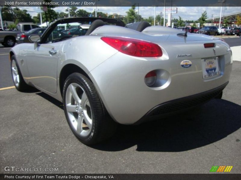 Cool Silver / Ebony 2008 Pontiac Solstice Roadster
