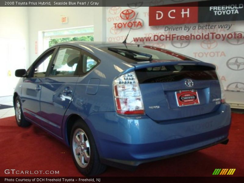 Seaside Blue Pearl / Gray 2008 Toyota Prius Hybrid