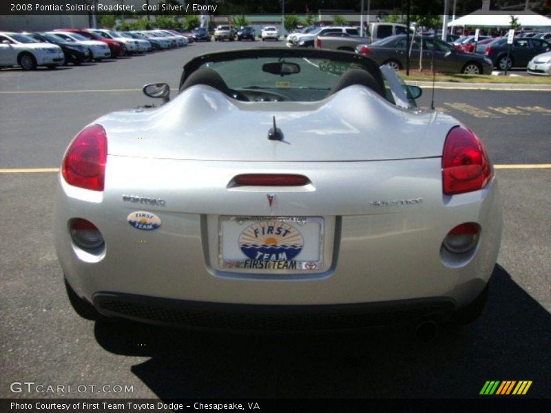 Cool Silver / Ebony 2008 Pontiac Solstice Roadster