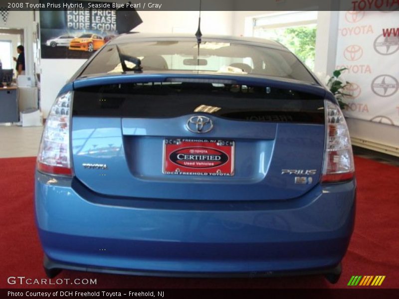 Seaside Blue Pearl / Gray 2008 Toyota Prius Hybrid