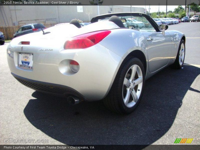 Cool Silver / Ebony 2008 Pontiac Solstice Roadster