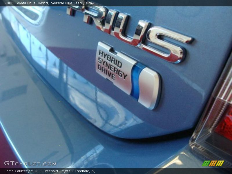 Seaside Blue Pearl / Gray 2008 Toyota Prius Hybrid