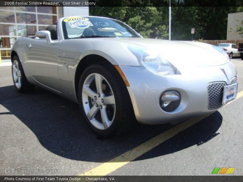 Cool Silver / Ebony 2008 Pontiac Solstice Roadster