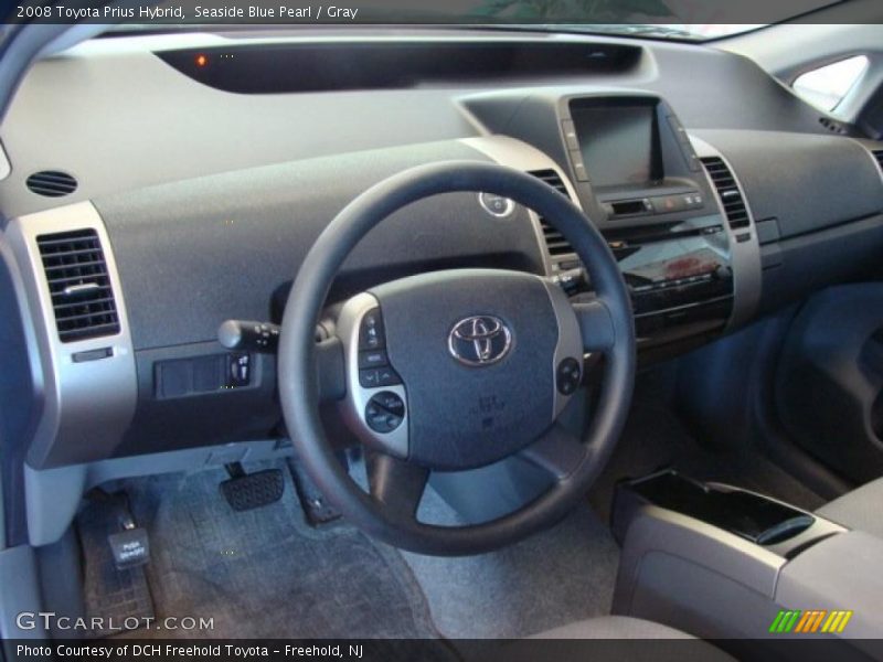 Seaside Blue Pearl / Gray 2008 Toyota Prius Hybrid