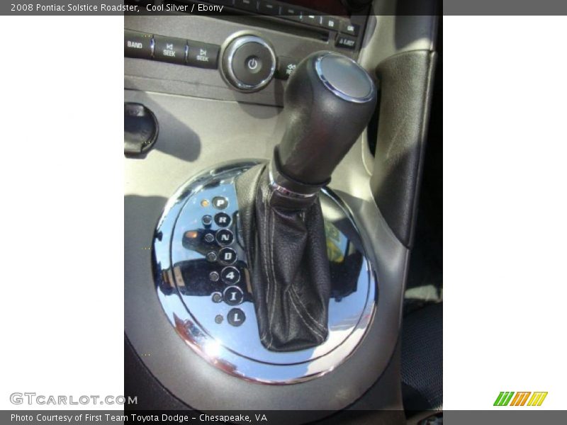 Cool Silver / Ebony 2008 Pontiac Solstice Roadster