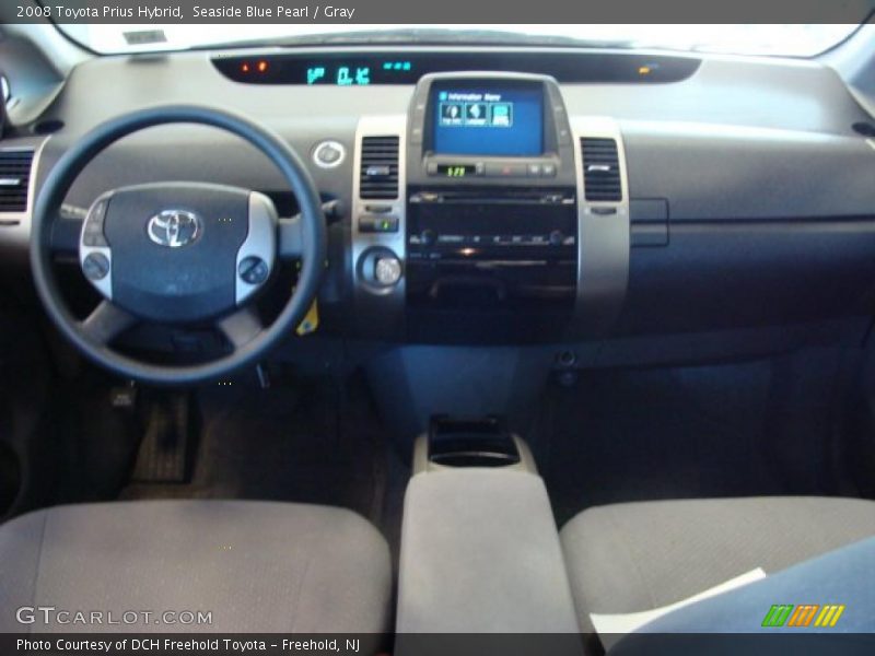 Seaside Blue Pearl / Gray 2008 Toyota Prius Hybrid